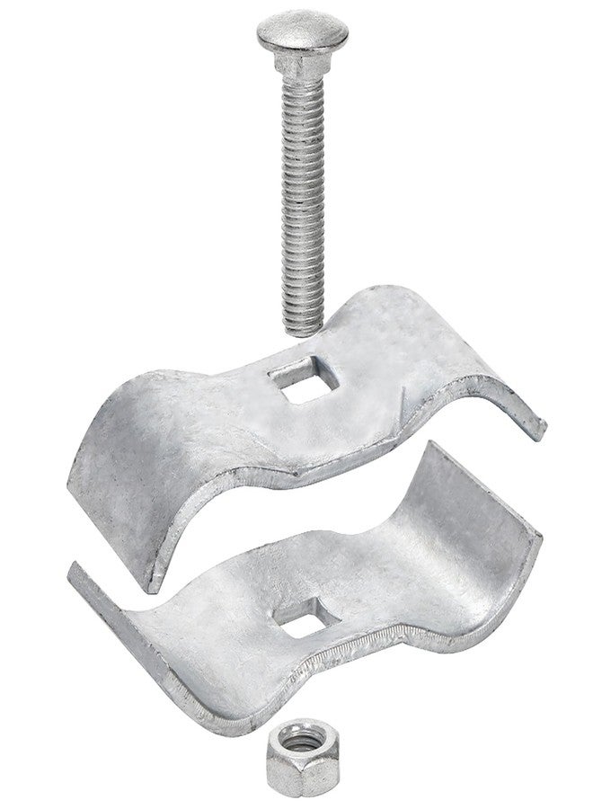 WRINGKIT 10 Pack Dog Kennel Clamps, 1-3/8" Chain Link Fence Panel Clamps, Galvanized Pipe Panel Frames, Chain Link Fence Hardware for Temporary Dog Kennels, Chicken Coops, Metal Cage - Image 3